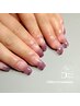 【Hand】ラメグラデーション(クリアベース)￥5500