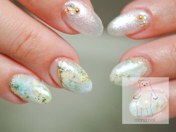 オトナネイル(otona nail)/オーロラクォーツネイル