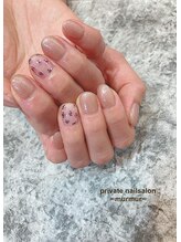 プライベート ネイルサロン マーマ(murmur)/小花ネイル