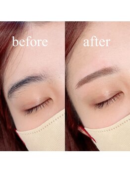 ミィ 立川(m/e.)/眉毛のwaxスタイリング