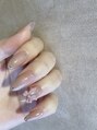 スリーラッシュアンドエルフネイル 下上津役店(threelash&elf.nail) ヌーディなカラー。肌なじみの良い美爪なカラーが好きです。