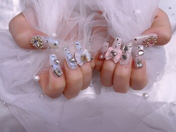 スノーネイルサロン 新宿店(Snow nail salon)/リボンネイル