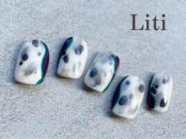 No.108 Art(B) 水滴ネイル