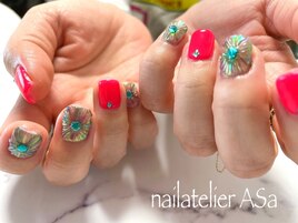 マグネットオーロラフラワー☆