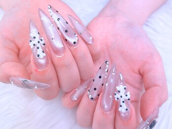 ネイチャン ネイル 渋谷道玄坂店(Nai-Chan Nail)の写真/渋谷で魅せる理想のロング爪＆絶妙美フォルム！高度な長さだし技術で、爪先まで洗練された最旬スタイルへ。