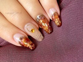 べっ甲風ネイル