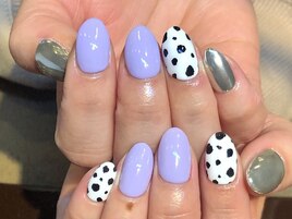 ダルメシアンネイル