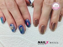 ネイリックス 栄ガスビル(NAILX)/アシンメトリーネイル☆
