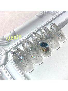 ビューティーネイルサロン クリアーズ(Clears)/ラメグラデーションネイル