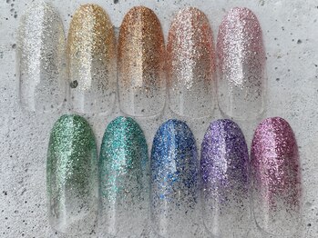 フリークネイル(FREAK Nail)/ラメグラデーション ¥6000