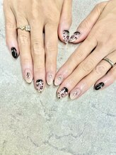 ネイルサロンファストネイルプラス 新宿店(FAST NAIL PLUS)/冬ネイル2023【ひょう柄】