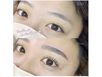 ロレインブロウ 近鉄四日市店/【パリジェンヌ×HBL(wax込み)】