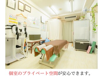 町の整体院あおたけ/施術中はあなただけの空間です。