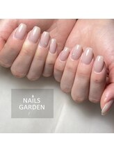 ネイルズガーデン(NAILS GARDEN)/シンプル上品ネイル