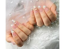 ジョリーナ ネイルズ 鶴見(Jolina Nails)/持ち込みデザイン　チークネイル