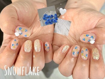 スノーフレーク(Snowflake)/定額デザイン¥8000