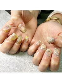 ぷっくりネイル