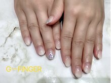 ジー フィンガー 千葉店(G)/ホロ花ネイル