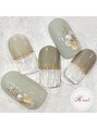 ケイネイル(Knail)&nbsp;パールとミラー・オパールのニュアンスデザインで贅沢な彩りを☆