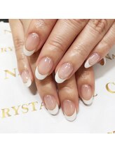 クリスタルネイル ゆめタウン博多店(CRYSTAL NAIL)/フレンチネイル