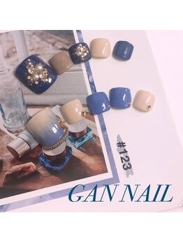 ギャンネイル(GAN NAIL)/フットジェルデザイン