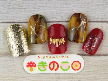 ネイルサロン きのこ/選べるデザインLコース
