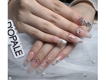 ドパルネイル 上野(DOPALE.Nail)/チップ長さ出し持ち込みデザイン