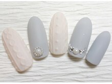 ネイルサロン マハロ 横浜四季の森フォレオ店(Nail Salon Mahalo)/ニットネイル 定額¥9300