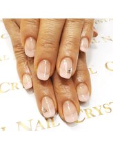 クリスタルネイル ゆめタウン博多店(CRYSTAL NAIL)/フレンチネイル