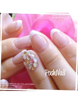 ポッシュネイル(Posh Nail)/お客さまネイル フレンチ 