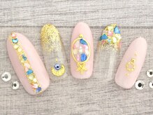 ネイルサロンフォーユー(for u)/シェル×ラメ♪￥６９８０