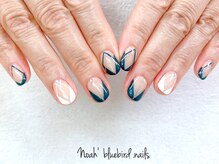 ノアブルーバードネイルズ(Noah' bluebird .nails)/ショートネイルでカッコイイ！！