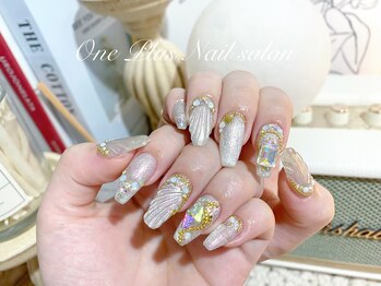 ワン プラス(ONE PLUS)/夏ネイル