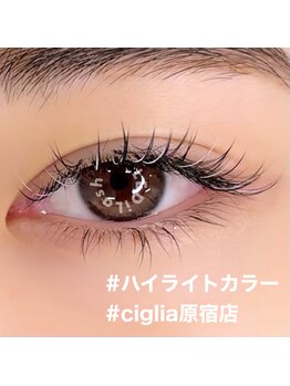 チッリア 原宿店(ciglia)/ブラック×ホワイトデザイン