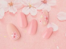 ネイルサロンアビー 北千住店(abbie)/【桜ネイル2020】￥11022