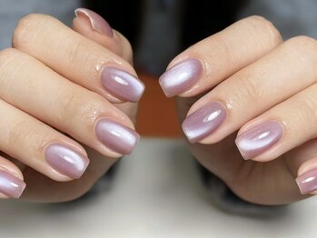 シャララネイル(Shalala nail)の写真/圧巻のコスパで可愛いネイルを楽しめる♪仕上がりの美しさ&モチの良さが自慢*ワンカラー¥4000