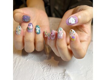 shihoゆるふわネイル