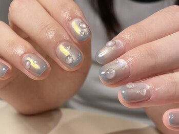 ラミュウ 国立(LA.MIU)/水滴ネイル ネイル 国立