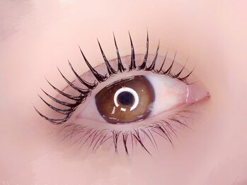 ラキ(Laki)の写真/モチ◎のLEDマツエクで目元美人に＊《自まつげを大切にした丁寧な施術》で綺麗なまつ毛をキープ◯