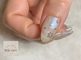 ・偏光×雪の結晶