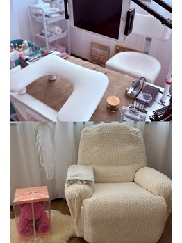 クイーンズネイルサロン(Queen’s nail salon)の写真/落ち着いた空間でゆったり過ごせる♪