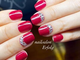 パーティーに◎真っ赤ワンカラー