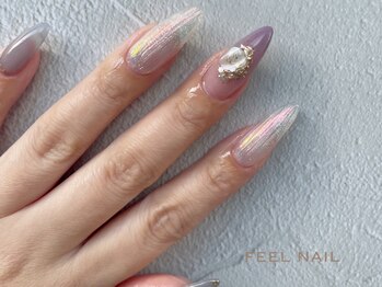 フィールネイル 天神橋店(feel nail)の写真/長さ出しで爪を美しく魅せる![チップ1本¥330/スカルプ1本¥550/アクリル1本¥770]パラジェル導入☆フィルイン