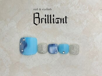 ネイルアンドまつげエクステのお店 ブリリアント 草加(Brilliant)/Foot 　定額9900円コース