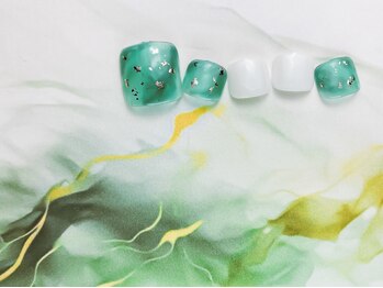 ムスビ(musubi)/6月【フット】定額アート