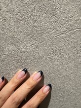 ネイル ミンク(nail mink)/ブラックフレンチ