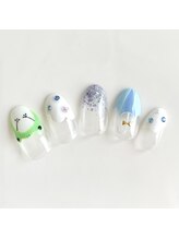 アルセア 上野御徒町店(Alcea)/手描き　梅雨　カエル