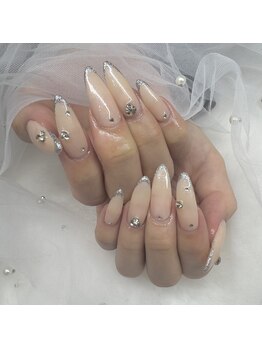 ハレル 北名古屋店(HARELU)/【定額シンプル】ラメフレンチ