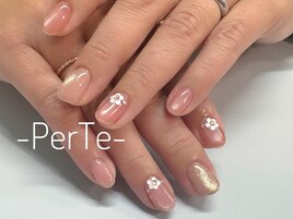 春ネイル/花ネイル/シンプル