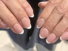 ネイルズ ララ(nails Lala)/シンプルフレンチ。
